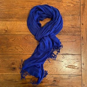 Royal blue lightweight scarf ALL SCARVES 3/$12